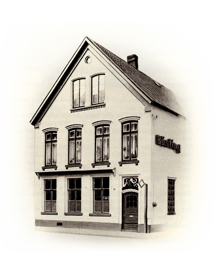 Bünting Stammhaus in Varel im Hare 1806 Bünting Stammhaus in Varel im Hare 1806